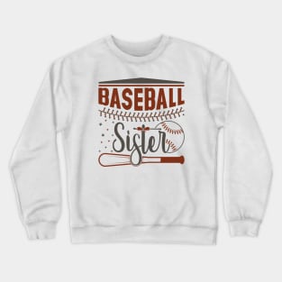 Baseball Sister Crewneck Sweatshirt